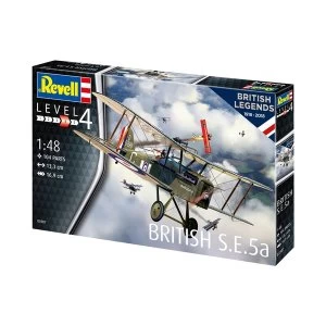 Image of British S.E.5a 100 Years RAF (British Legends) 1:48 Revell Model Kit