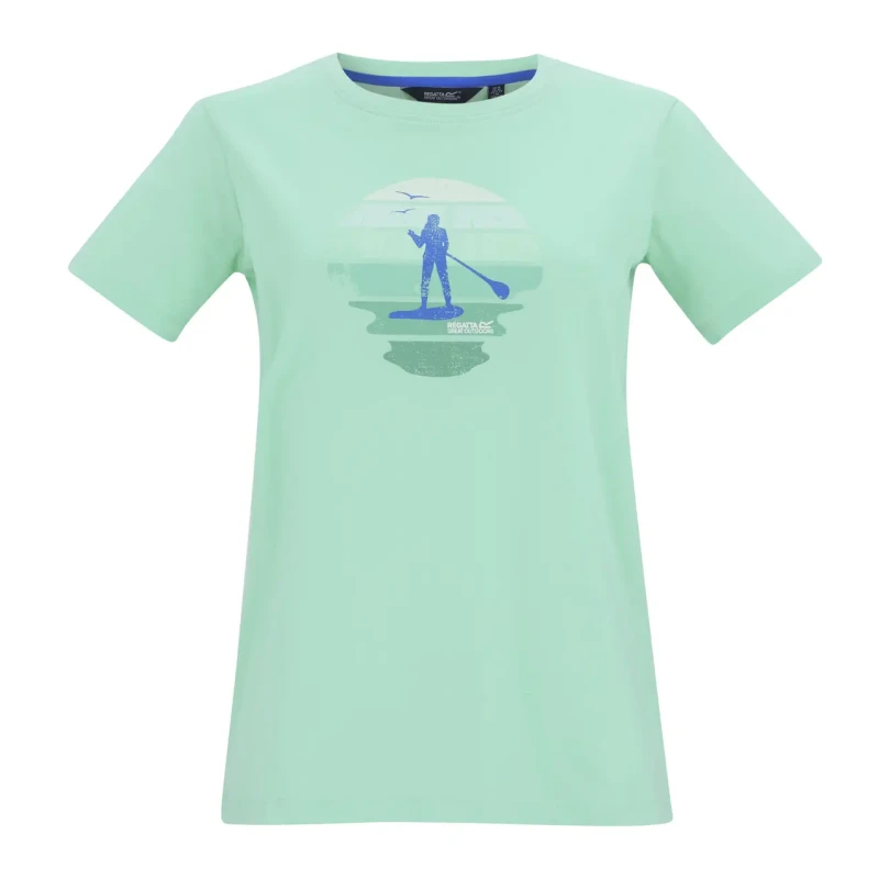 Image of Womens T-Shirt Regatta Filandra VX Vert Female 52