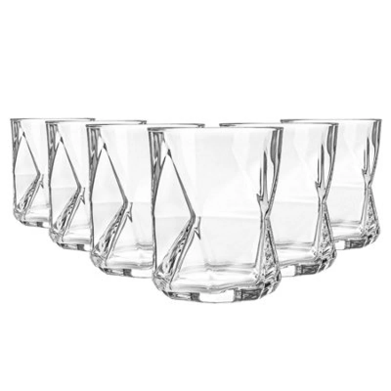 Image of Bormioli Rocco Cassiopea Double Whisky Glasses - 410ml - Clear - Pack of 6 Clear