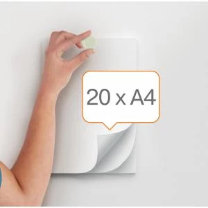 Image of NOBO Whiteboard Magnets 2.5kg White 38mm, 10 pack