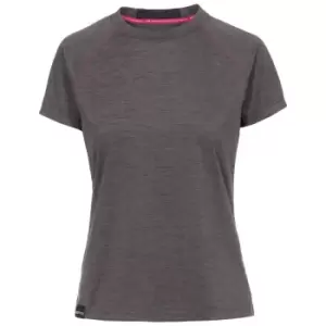 Image of Trespass Womens/Ladies Rhea T-Shirt (XXS) (Dark Grey Marl)