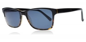 Image of London Retro Metropolitan Sunglasses Black / Brown Metropolitan 52mm