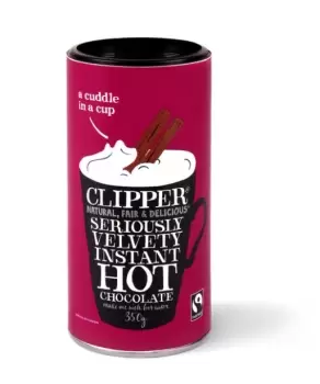 Image of Clipper Fairtrade Seriously Velvety Instant Hot Chocolate 350g