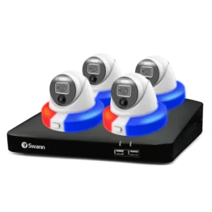 Image of Swann Enforcer 4 Camera 1080p HD DVR CCTV System with 1TB HDD