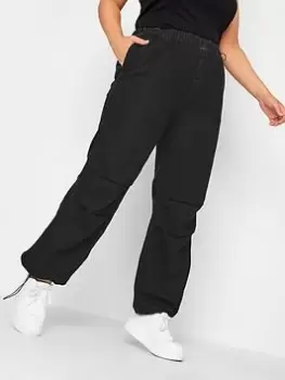 Image of Yours Parachute Jean Flat Black, Size 32, Women