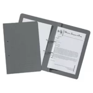 Image of Spiral Files 285gsm Foolscap Grey Pack of 50 TFM50-GRYZ