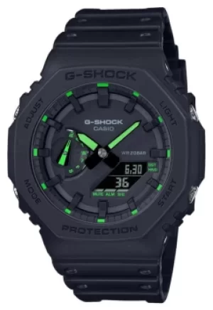 Image of Casio GA-2100-1A3ER G-Shock 2100 Utility Black Series Neon Watch