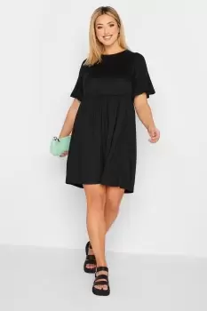 Image of Frill Sleeve Smock Dress