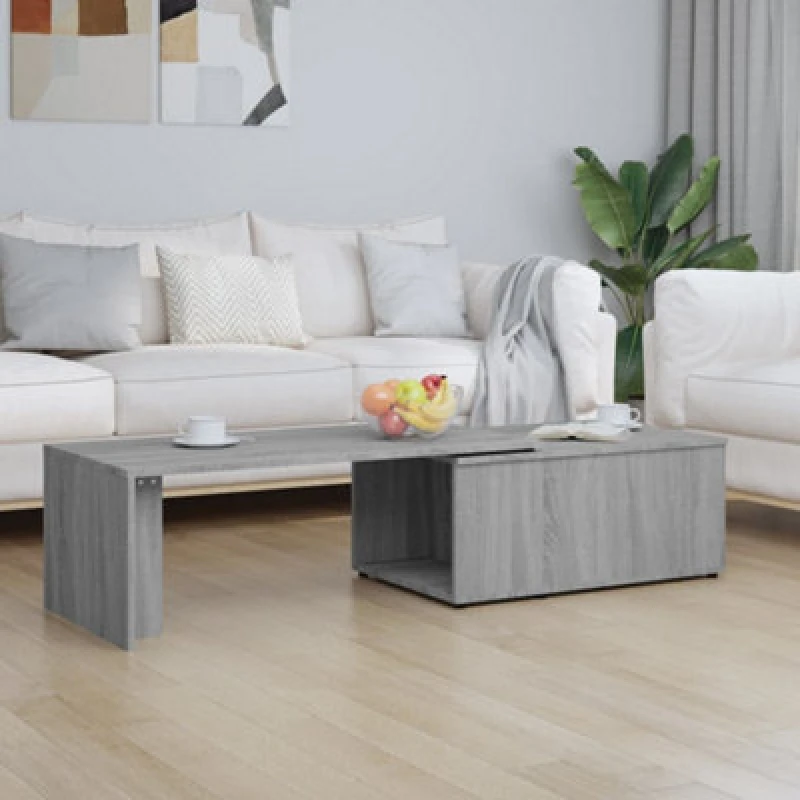 Image of Vidaxl Coffee Table Grey Sonoma 150X50X35cm Engineered Wood, Grey 815469