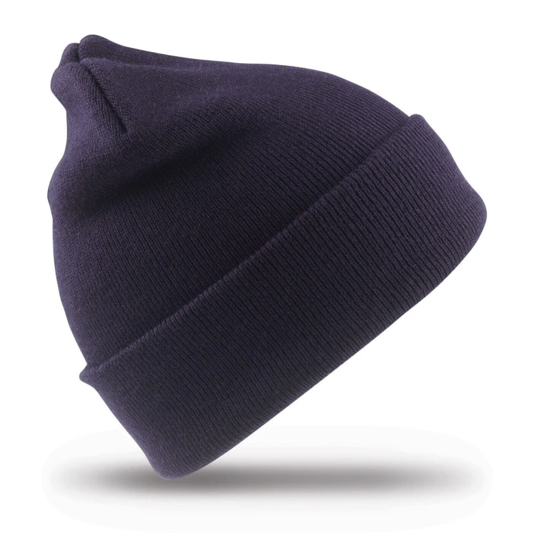 Image of Result Result Men Woolly Ski Hat in Navy Navy One Size Male 5059699807181