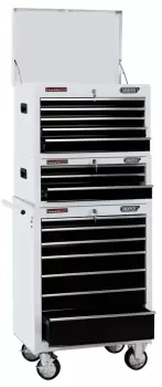 Image of Draper 04597 26" Combination Roller Cabinet and Tool Chest (15 Drawer) *CTCW