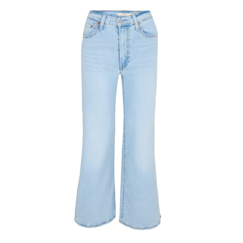 Image of Levis Womens Ribcage Bells Wide Leg Jeans Bells N Whistl female 25 L30