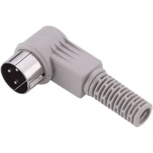 Image of Hirschmann 931 740-517 MAWI 80 SB 8-Pin Male DIN Plug, Right Angle...