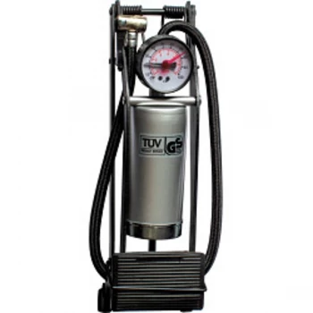Image of Streetwize Foot Pump Deluxe Single Barrel