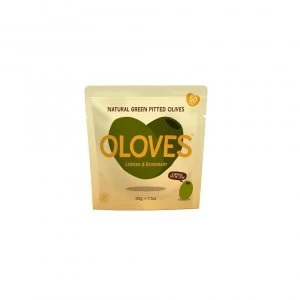 Image of Oloves Lemon Rosemary Garlic Green Olives Snack 30g x 10