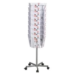 Image of Twinco A4 Twin Agenda Revolving Floor Stand Literature Display 32