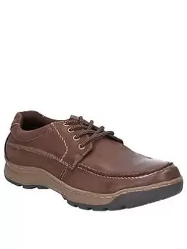 Image of Hush Puppies Tucker Lace Up Shoes - Brown, Size 12, Men