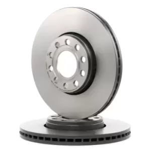 Image of PAIR PAINTED BREMBO BRAKE DISCS 09.A428.11