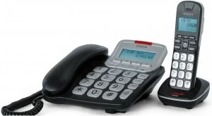 Image of Emporia GD61-ABB Corded and Big Button DECT Phone with Digital Answering Machine