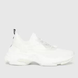 Image of Steve Madden White Match Trainers