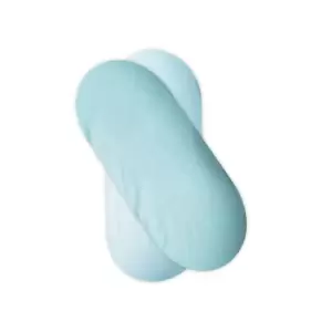 Image of Clair de Lune Pack of 2 Blue Fitted Moses Sheets