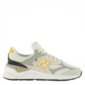 Image of New Balance X 90 Trainers - Wht/Grey/Yel