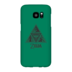 Image of Nintendo The Legend Of Zelda Triforce Phone Case - Samsung S7 Edge - Snap Case - Matte