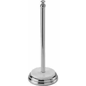 Image of Showerdrape - Opera Freestanding Spare Paper Holder, Chrome - Chrome/White