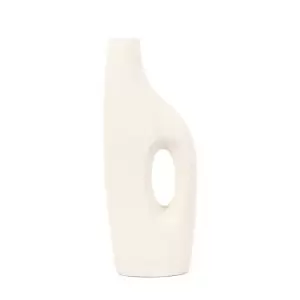 Image of Gallery Interiors Delai Vase in White