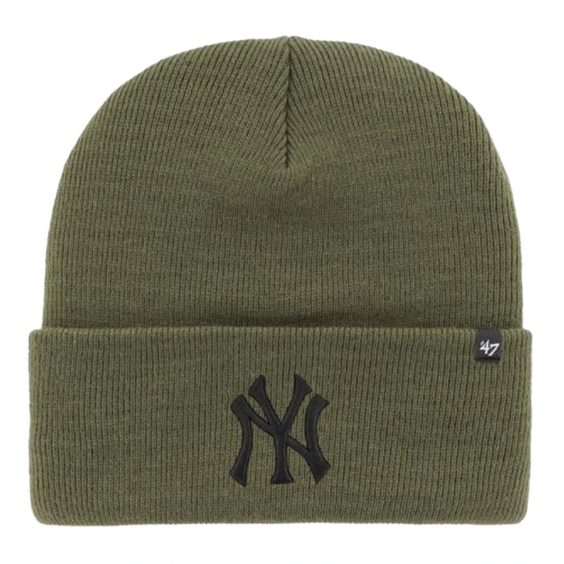 Image of New York Yankees Mens Haymaker MLB 47 Knitted Cuff Beanie in Dark Blue Dark Blue Male One Size