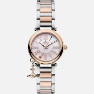 Image of Vivienne Westwood Womens Mother Orb Watch - Silver/Gold