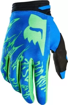 Image of FOX 180 Peril Motocross Gloves, green, Size 2XL, green, Size 2XL