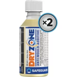 Image of Safeguard Dryzone Anti-Mould Paint Additive 100ml Clear (2 Pk)