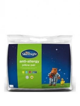 Image of Silentnight Anti Allergy, Anti Bacterial Pillow Pair