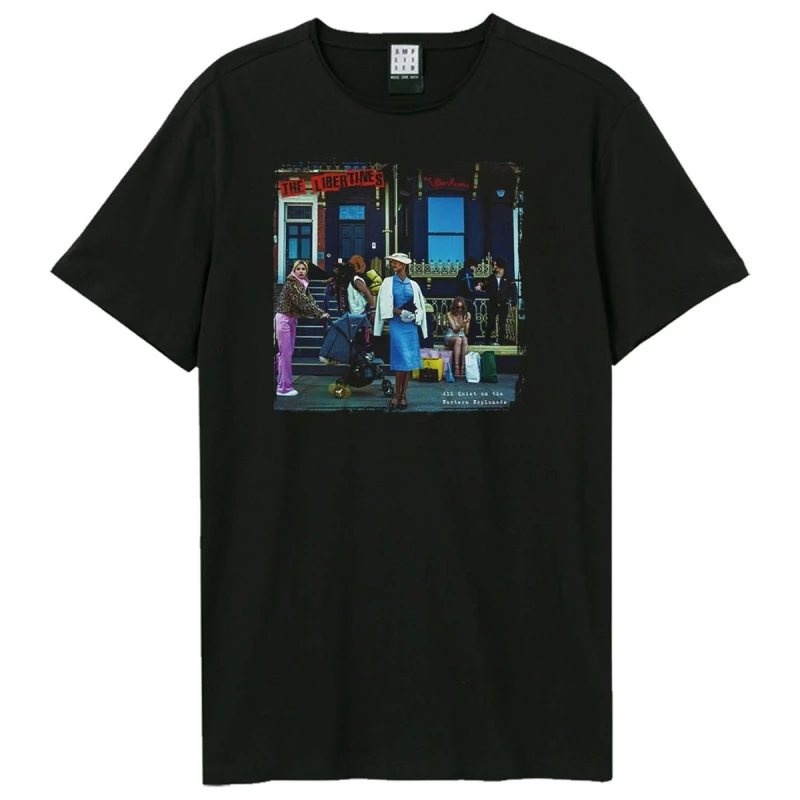 Image of Amplified Amplified Men Aqe The Libertines T-Shirt in Black Size: X-Small Black XS Male 5063852072194