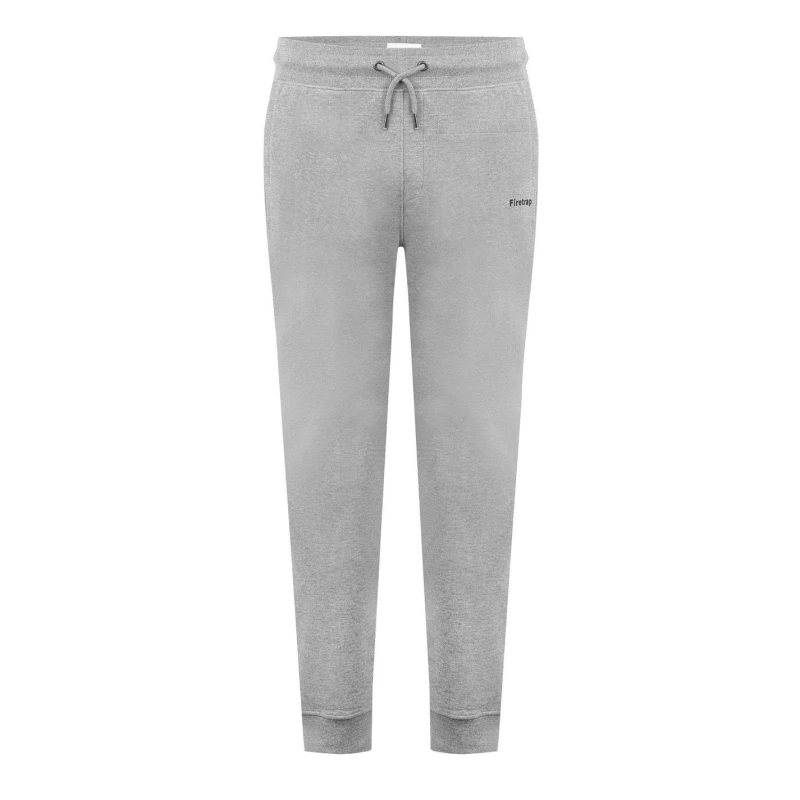 Image of Firetrap Mens Slim Joggers Grey Marl male M