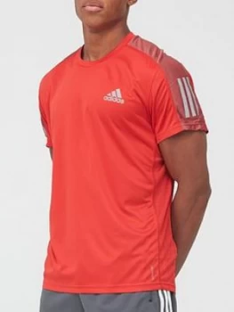 Image of Adidas Own The Run T-Shirt - Red