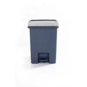 Image of Pedal Bin Set of 3 15L Polypropylene Grey LPB15ZGrey