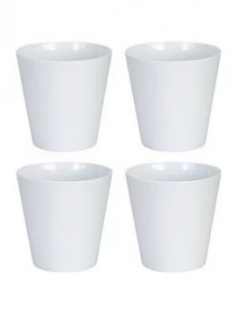 Image of Wham Set Of 4 White 16Cm Round Studio Planter Covers