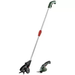Image of Bosch Home and Garden Isio Rechargeable battery Lawn shears, Bush trimmer + battery, + charger, + extension, + grass trimmer attachment 3.6 V Li-ion