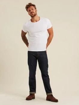 Image of Fatface Straight Fit Jeans - Dark Vintage Wash