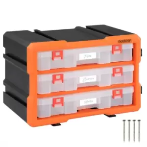 Image of Small Part Organiser Box Extendable Different Sizes Tool Compartment Pieces 36 Facher (de) - Monzana