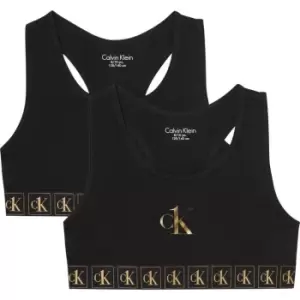 Image of Calvin Klein 2PK Bralette - Black