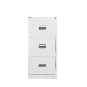 Image of Talos 3 Drawer Filing Cabinet White KF78769