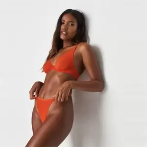 Image of Missguided Underwire Bra - Orange
