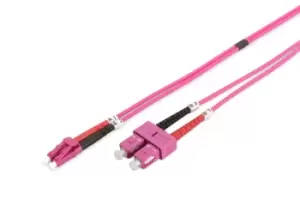 Image of Digitus Fiber Optic Multimode Patch Cord, OM4, LC / SC