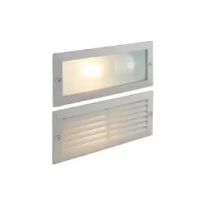 Image of Saxby Lighting - Saxby Eco - 1 Light Outdoor Recessed Light Textured Grey, Frosted Glass IP44, E27
