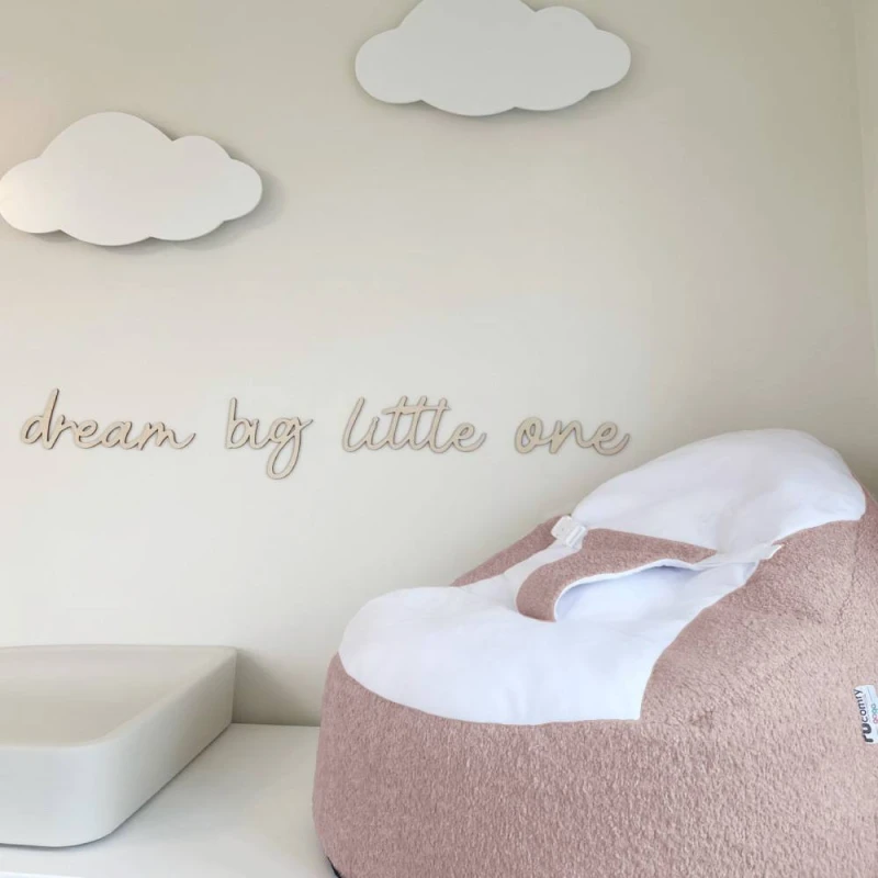 Image of rucomfy Beanbags rucomfy Snug Gaga Baby Bean Bag - Soft & Supportive Newborn Seat in Dusty Pink Dusty Pink Unisex