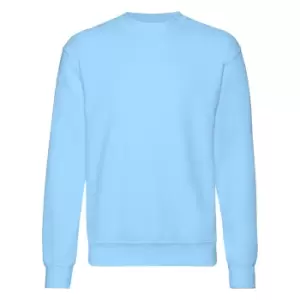 Image of Fruit Of The Loom Mens Set-In BelcoroA Yarn Sweatshirt (M) (Sky Blue)