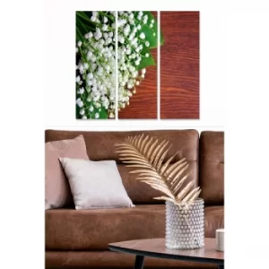 Image of MDF7239770 Multicolor Decorative MDF Painting (3 Pieces)